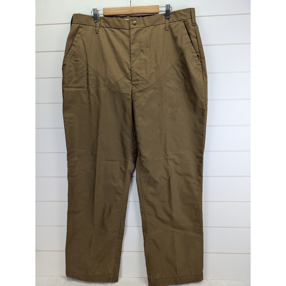 VINTAGE Gamehide Pants Size‎ 42 Brown Nylon Brush Guard Hunting Outdoor